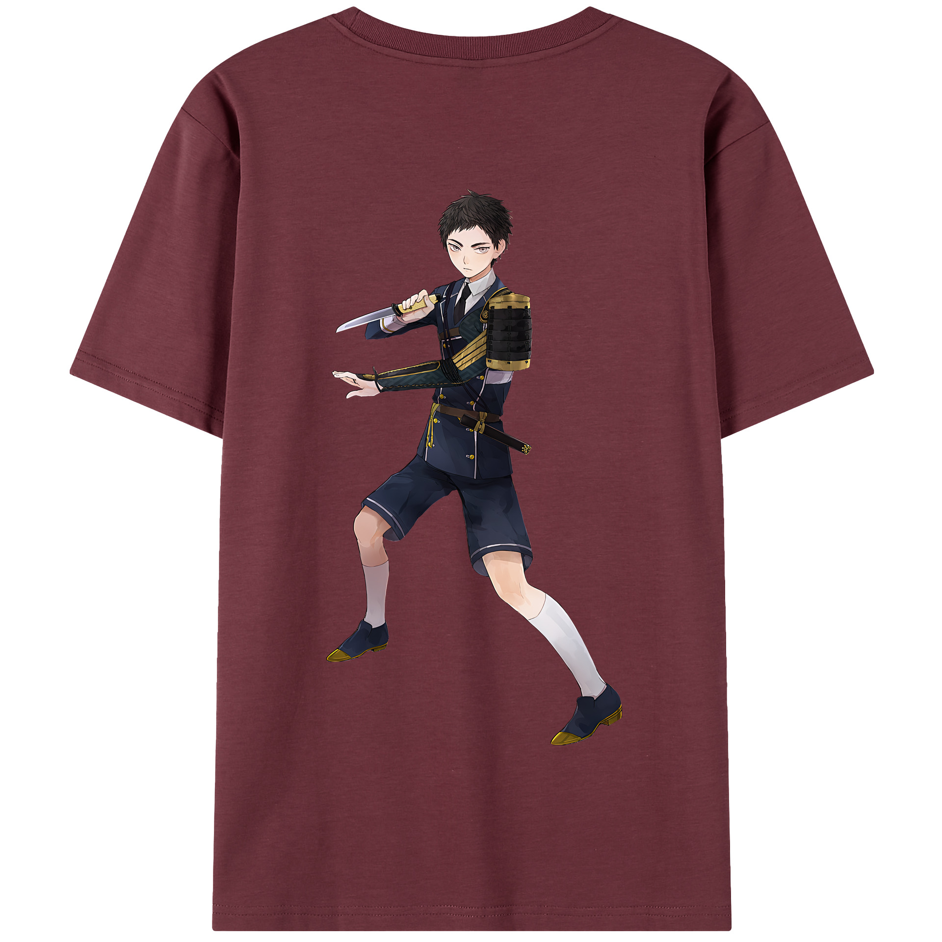 （画像用） 刀剣乱舞 Touken Ranbu 綿100％半袖Tシャツ（背面プリント）